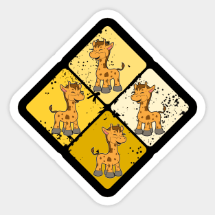 Baby Giraffe Sticker